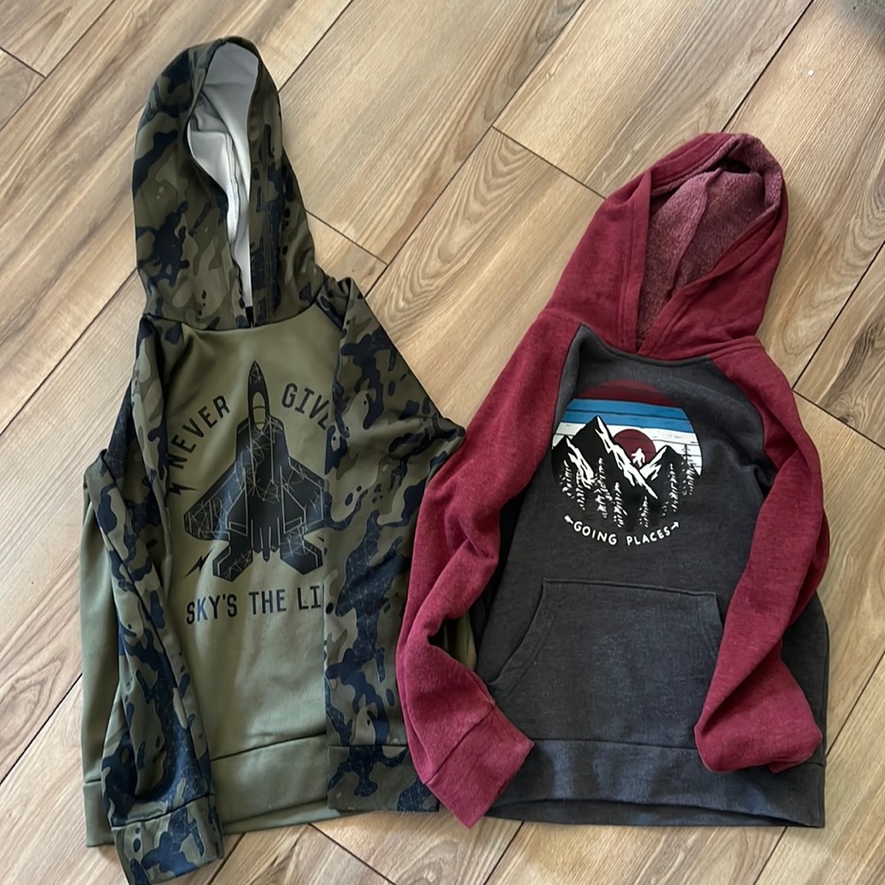 Hooded sweatshirt lot of two